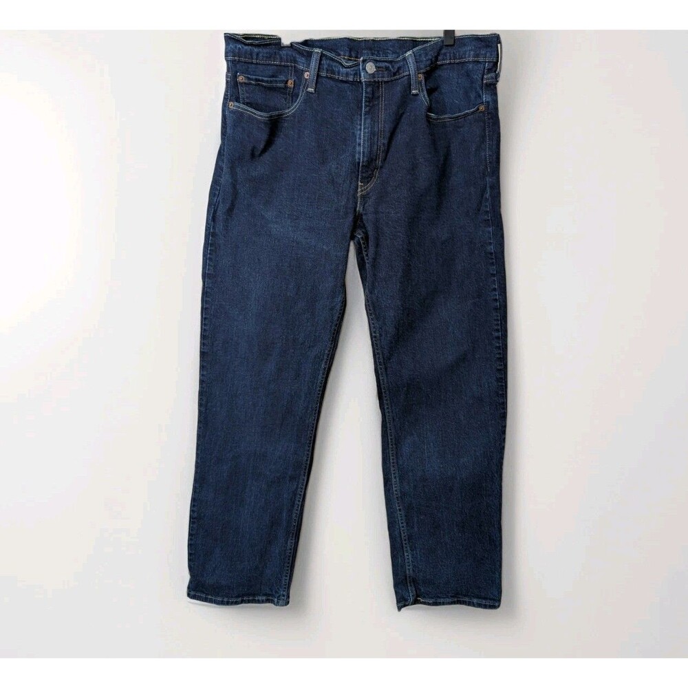 Levis 514 Jeans Mens 38x30 Blue Denim Straight Fit Stretch Casual 5 Pocket